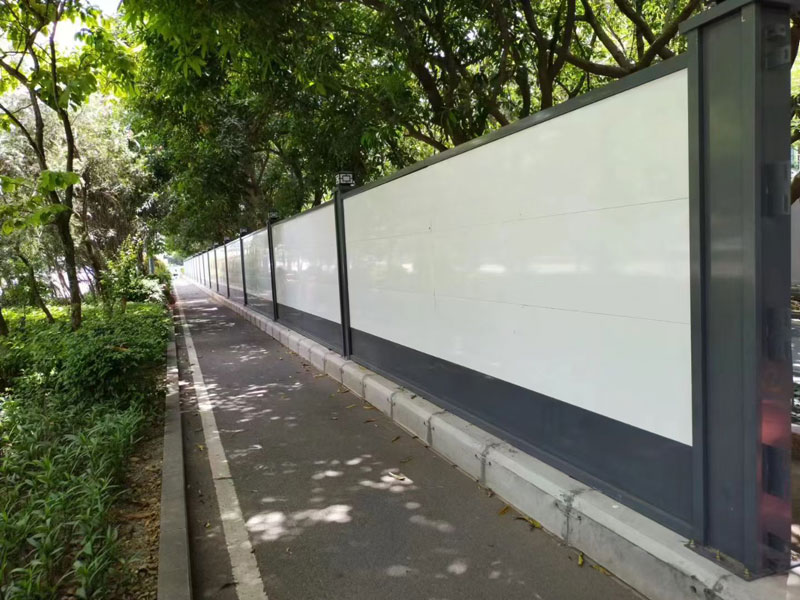 科技園施工有序推進，旭東鋼結(jié)構圍擋守護文明顏值